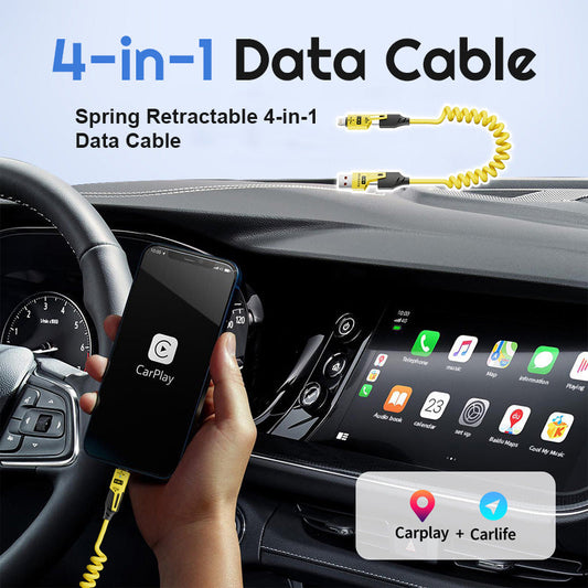 New Year HOT Sale - 49% OFF!-🔥4 in 1 Spring Fast Charging Cable