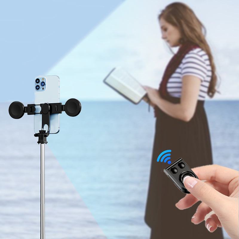 Bluetooth Selfie Stick Tripod with LED Fill Light