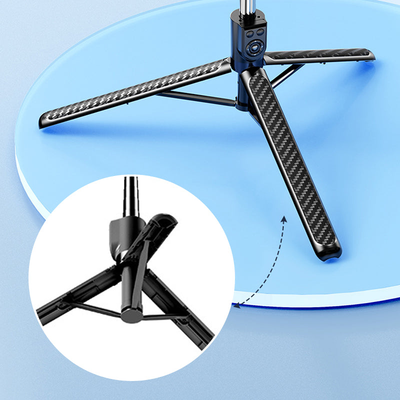 Bluetooth Selfie Stick Tripod with LED Fill Light