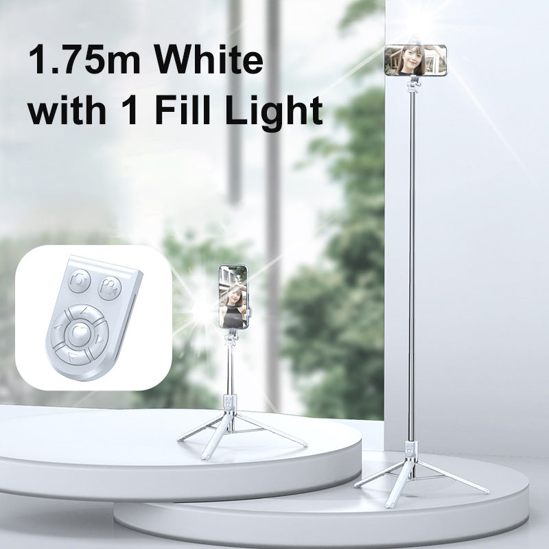 Bluetooth Selfie Stick Tripod with LED Fill Light